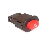 Hazard Switch CMPO Hazard Light Push Switch Durable Front Black 1 Year Painted