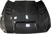 hood vents， Car Parts TF Style Carbon Fiber Engine Hood Car Front Bonnet Compatible For Mustang Hood 2015-2023
