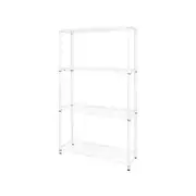 Pinnacle 1800 x 900 x 300mm White 4 Tier Adjustable Shelving Unit