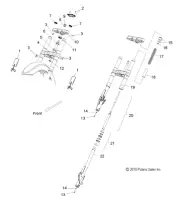 Polaris SPRING, Genuine OEM Part 7043497, Qty 1