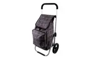 Karlstert Grey Grid Deluxe Shop Trolley | Shopping