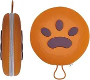 Travel Bowl for Dogs, Collapsible Silicone Feeder | Non Slip Silicone Folding Dog Bowl 2 in 1 Dog Bowl for Beach Food Separation and Water Hiking Camping