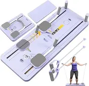 Donpemu Pilates Reformer Machine,Pilates Reformer for Home Gym,Board Automatic Rebound Ab Roller ,Portable Abdominal Board for Low-Impact Core & Leg Training