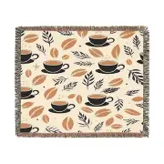 Woven Blanket - Retro Coffee