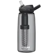 CamelBak filtered by LifeStraw Eddy+ 1L Drink Bottle - Charcoal (Recycled Material)