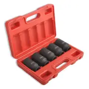 5Pcs 1/2" Drive Deep Impact Socket Set 12 Point Metric 30mm 32mm 34mm 35mm 36...
