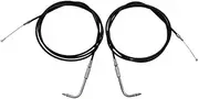 Vuzmode Motorcycle Acsessories 80-220cm Throttle Cable, for Harley, Sportster XL883 XL 883 2002-2014 2005 2006 Motorbike Clutch Wire Replacement(Black 190cm)
