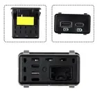 Black USB Switch Socket Adapter for Nissan Sleek and Practical Charging Ports