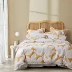 Logan and Mason Platinum Lagos Quilt Cover Set Honey