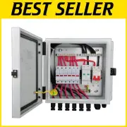 Professional Solar Combiner Box: 6 String, Metal with Lock, Waterproof & Secure