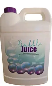 Bubble Solution Juice Fluid Gallon 128oz Machines & Blowing Non-toxic Iridescent