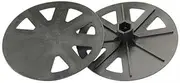 Generic 2X 2 Pieces of Protection, Hub Protection, Freewheel Spoke Protection, Flywheel Cover for Bike (Black)