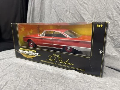 American Muscle Memories 1960 Ford Starliner Red 1:18 NIB!