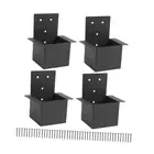 4 Pieces Pergola Brackets Hardware for DIY Pergola Projects Wood Posts Patio