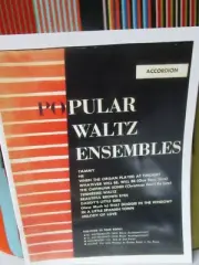 POPULAR WALTZ ENSEMBLES FOR ACCORDION (BAND) - *REPRINT MUSIC BOOK