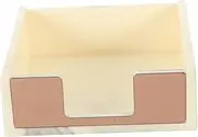COOPHYA Delicate Marble Note Holder Memo Pad Organizer Desktop Notepad Container