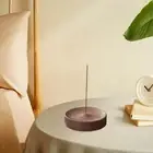 Incense Holder Unique Ash Catcher Wood Antique Incense Ornament Censer for