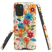 For Samsung Galaxy S20+ Plus Tough Protective Cover, Floral Symphony
