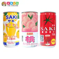 在飛比找蝦皮商城優惠-韓國SAKI 無鹽蕃茄汁/果粒水蜜桃汁/橘子汁/ [KO05