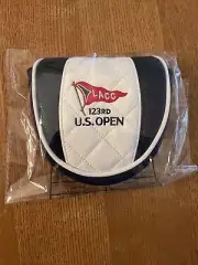 2023 US Open NEW PRG GOLF Magnetic Mallet Putter Head Cover Los Angeles CC White