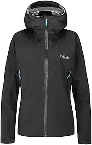 [Rab] Women's Downpour Plus 2.0 Waterproof Breathable Jacket for Hiking & Climbing