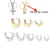 Pinch Bail Clasps Necklace - Hook Clips Connector DIY Jewelry Making Supplies