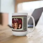 Buffy The Vampire Slayer TV Show Tv Retro Design Ceramic Mug 15oz Extra Large