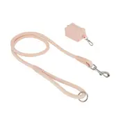 Pet Pink Knit Lead and Poo Bag Holder