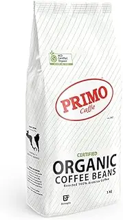 Primo Caffe Certified Organic Coffee Beans, 1 kg