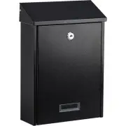Mail Boxes with Key Lock,Locking Mailbox Wall Mounted,Large Capacity,Steel Co...
