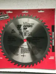 10" 44Teeth Krome King® Cutoff/Ripping Circular Saw Blade 25236