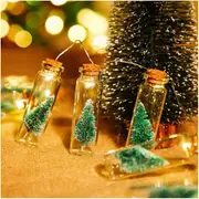 Christmas String Light Wishing Bottle Lamp Christmas Tree Copper Wire Decoration String Lamp for Xmas Wedding Party Decor
