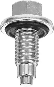 SOLUSTRE Oil Pan Drain Magnetic Engine Drain Nut Bolt for Cars Leak Design Easy Installation Compatible Vehicle Models
