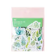 45pcs/bag 8 Colors Fresh Flowers Deco Diary Stickers Scrapbooking Planner Junk Journal Decorative Stationery Stickers