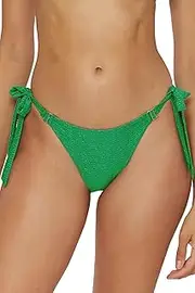 [BECCA] Women's Luxe Tie Side Bikini Bottom, Cheeky Coverage, Swimwear Separates