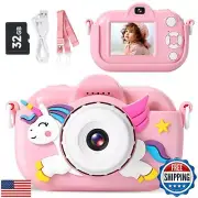 Kids Camera Digital Camera for Girls Age 3-8, 1080P Toddler Camera for Kid wi