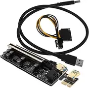ARTIBETTER High Speed Pcie Riser Cable Extension Wire Clips for Cords 1x16 Connector for Gpu Easy Install