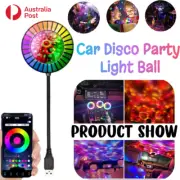 Mini LED Disco Light Car Home Atmosphere Strobe USB Colorful Ball Party Portable