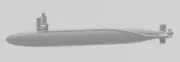 Submarine - Sturgeon - USN - Axis and Allies - Naval Miniature - Victory at Sea