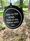Sympathy Wind Chimes Deep Tone Memorial Loss of a Loved One Large Big Black