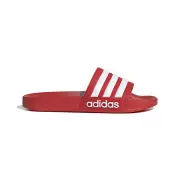 Adidas Adilette Shower Slide - Unisex - Vivid Red/White/Vivid Red - US 12
