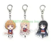 Set of 3 Classroom Of Elite Acrylic Keychain Suzune Horikita, Honami, Kikyou v1