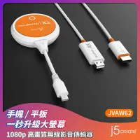 在飛比找PChome24h購物優惠-j5create JVAW62 手機/平板/筆電 USB T