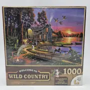 Wild Country 1000 Piece Puzzle An Early Surprise Geno Peoples Unique Shaped