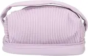 [YLSZHYR] Toiletry Bag Nail Makeup Brush Portable Storage Bag PU Waterproof Large Capacity Compartment Design Portable travel Cosmetic Make Up Bag Makeup Case with Divider, Defult, default, Defult