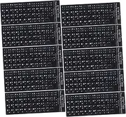 LABRIMP 10pcs Thai Keyboard Stickers Durable Computer Keyboard Cover Protective Stickers for Notebook