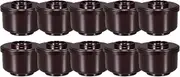 Fukui Craft Hitsu Heat Resistant, Made in Japan, Dishwasher Safe, Mini Straight Plain Split Kettle, Shintamanai Vermilion (10 Guests)