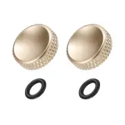 Camera Shutter Button, 2Pcs 12mm Concave Shutter Release Button Matte Gold