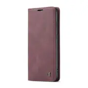 For Xiaomi Redmi Note 8 CaseMe-013 Multifunctional Horizontal Flip Leather Case with Card Slot & Holder & Wallet(Wine Red)