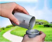 Titanium Tea Cans Condiment Case Container Tea box watch Cylinder Box Travel